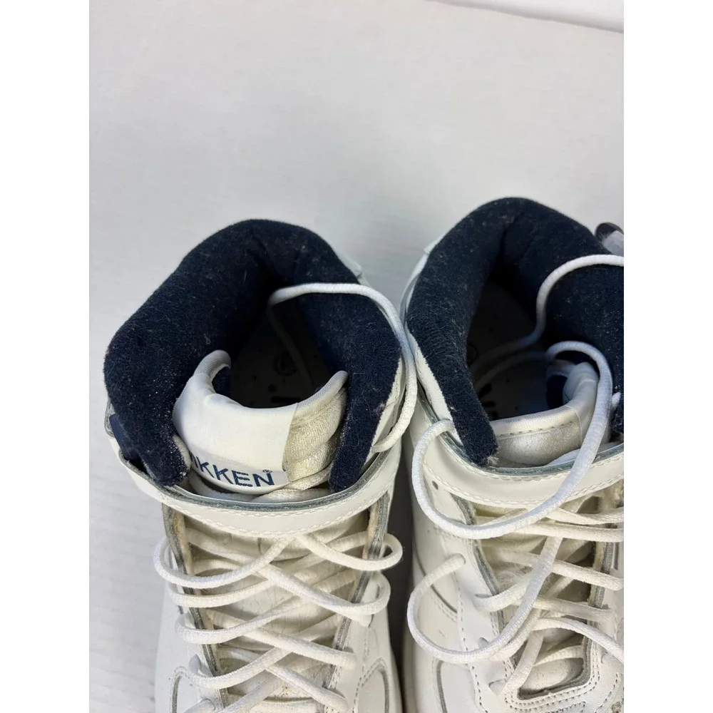 Vintage Nikken CardioStrides Weighted Walking Shoes White Leather Women's 8.5