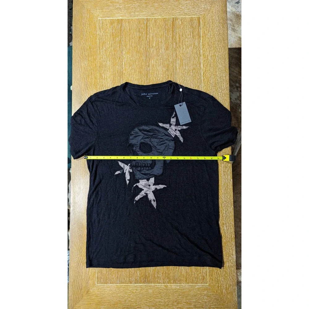 John Varvatos linen skull