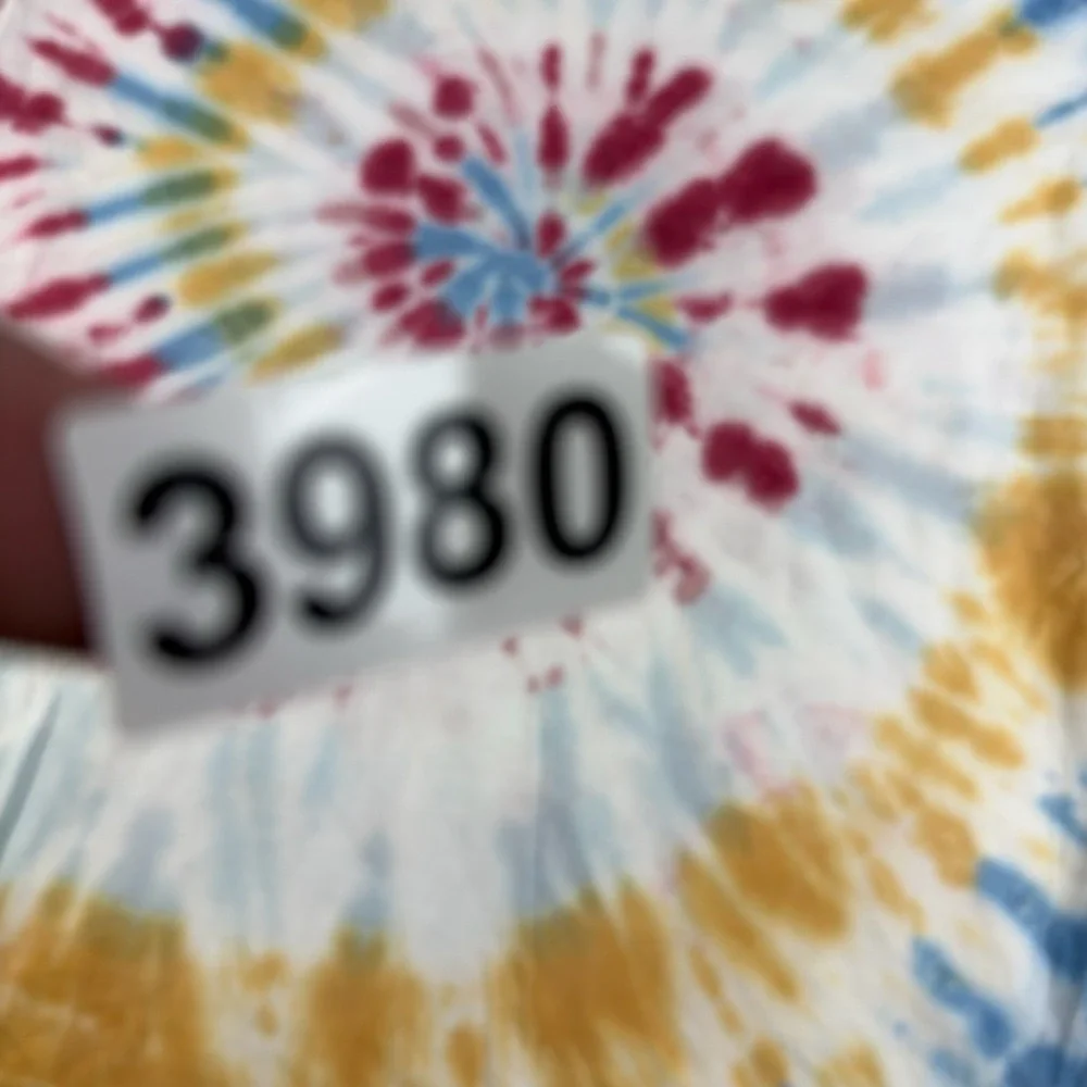 Tie Dye T Shirt Mens Medium Multicolor Spiral Graphic Short Sleeve Tee‎