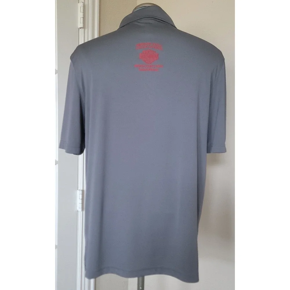 Harley Davidson Denton County‎ Men's Logo Polo Shirt Size Large