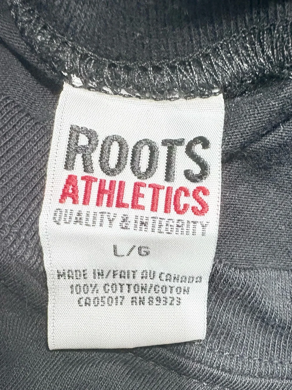 Roots Black Long-Sleeve Tee with Blue 