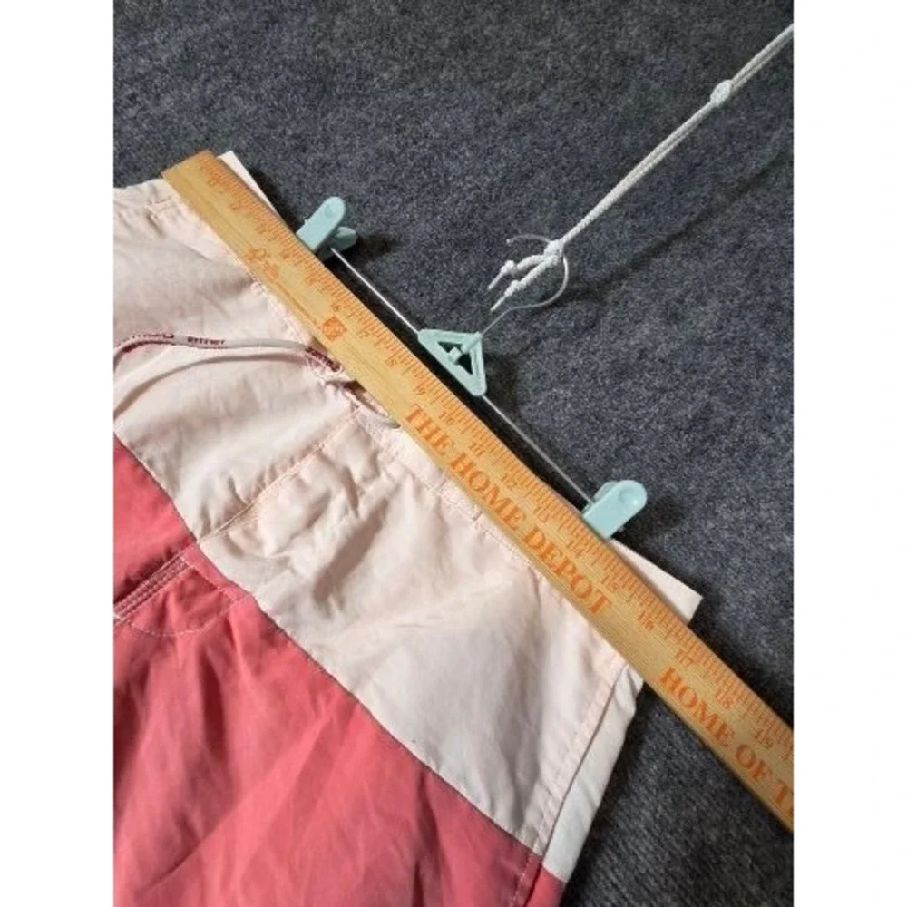 Armani Exchange Mens Pink‎ Colorblock Board Shorts Swim Trunks Logo Size 34
