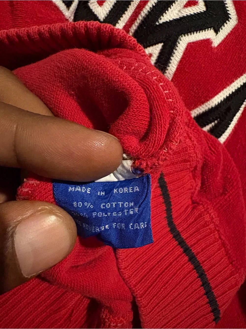 Vintage 1990s STARTER Red Nebraska Crewneck Sweatshirt