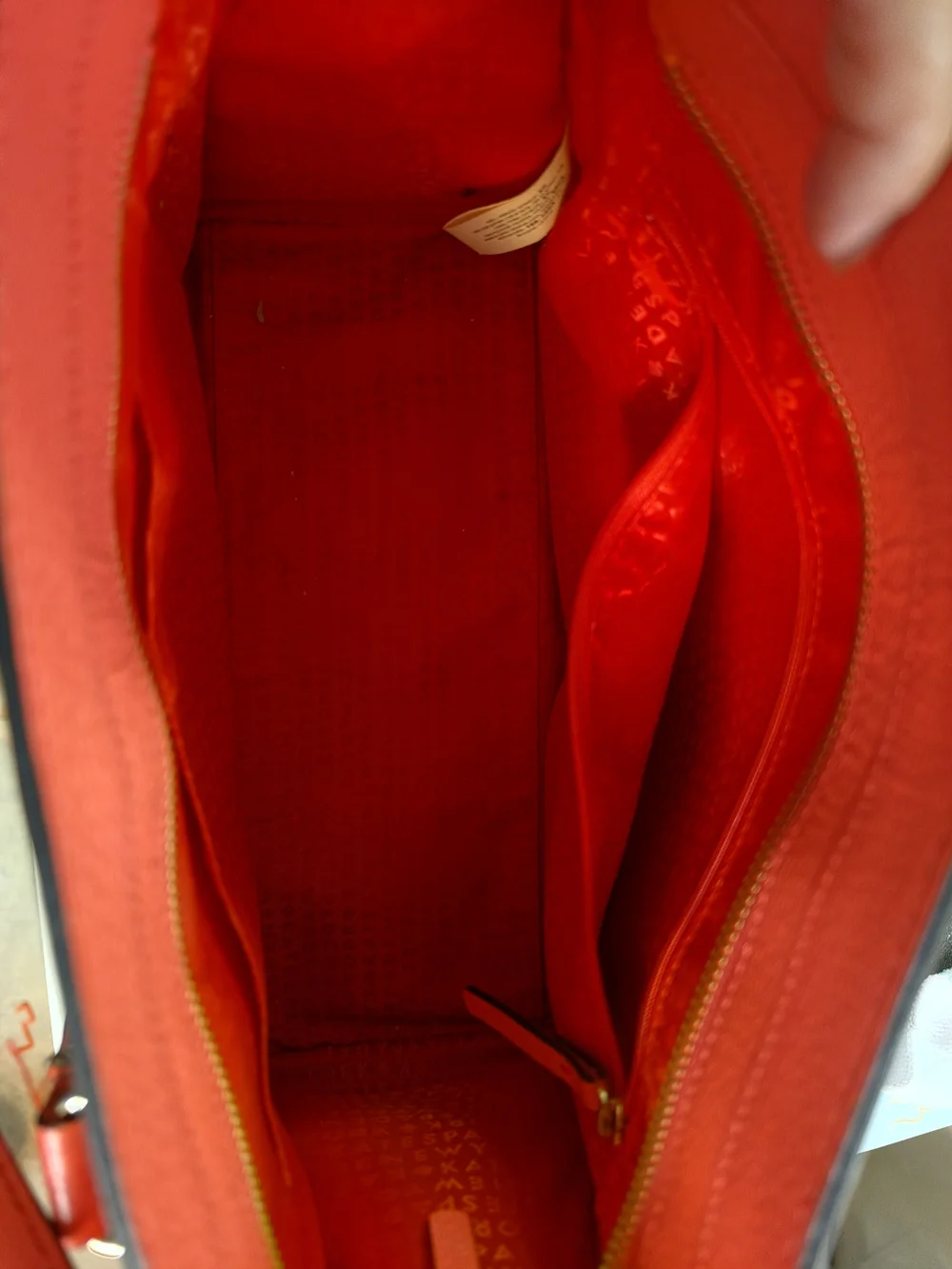 kate spade structured leather