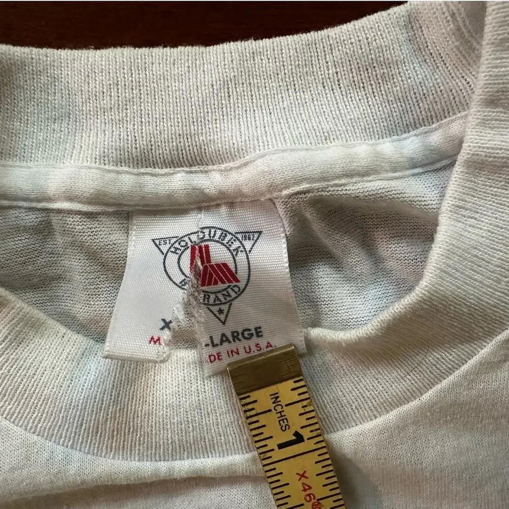 Vintage 1980s Who Framed Roger Rabbit 3D Jail Graphic T Shirt Single Stitch Mens