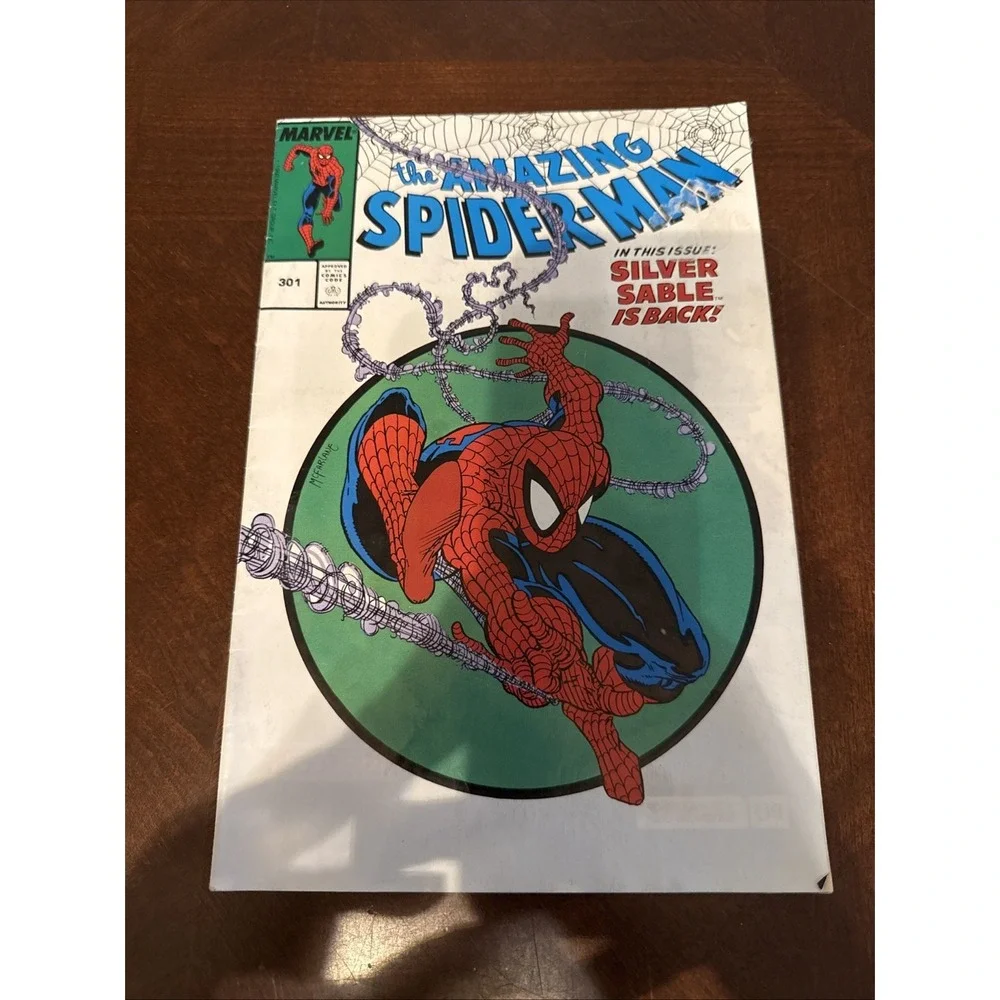 The‎ Amazing Spider-Man #301 Marvel Todd McFarlane Silver Sable 1988