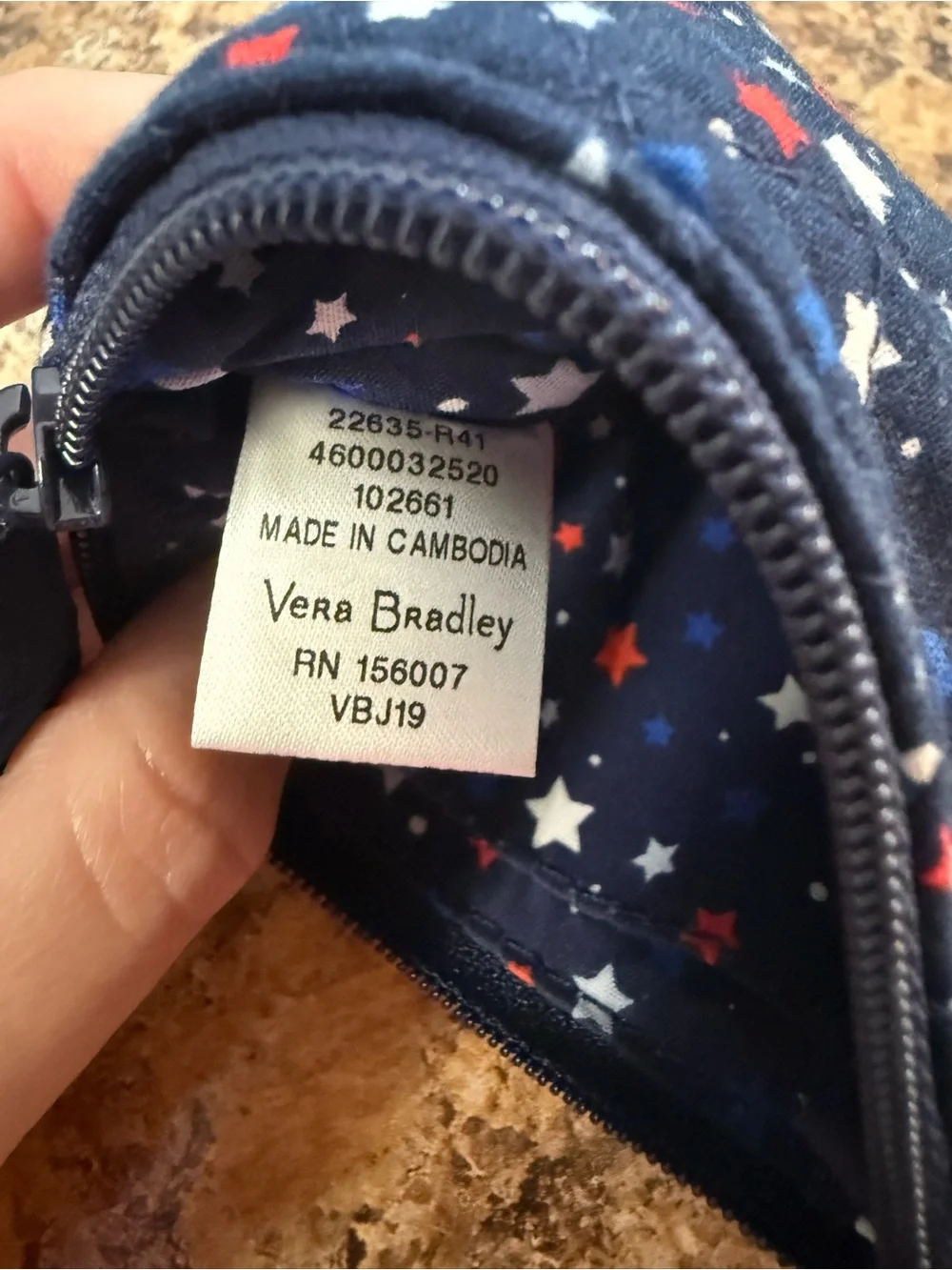 Vera Bradley excellent patriotic