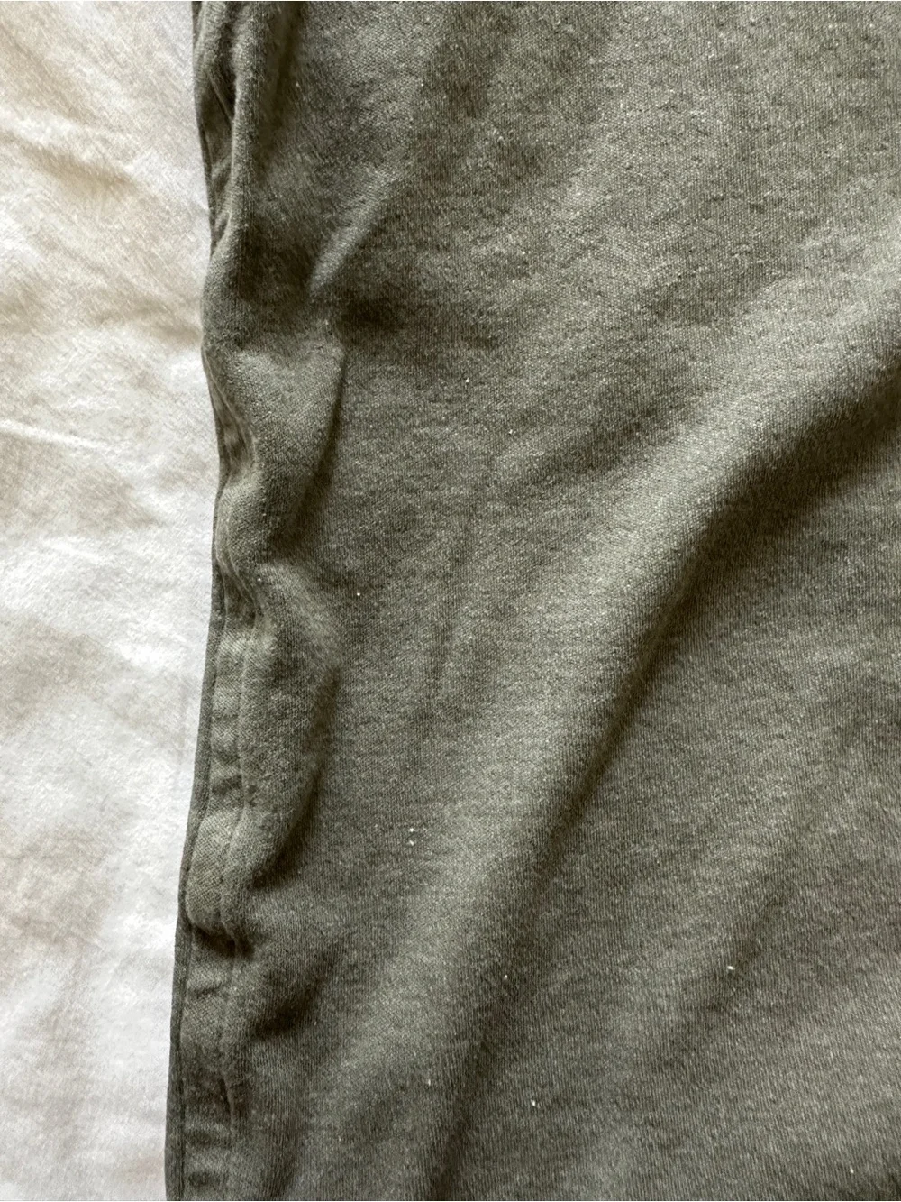 Banana republic luxe touch Men's Crew Neck T-Shirt in Olive Green