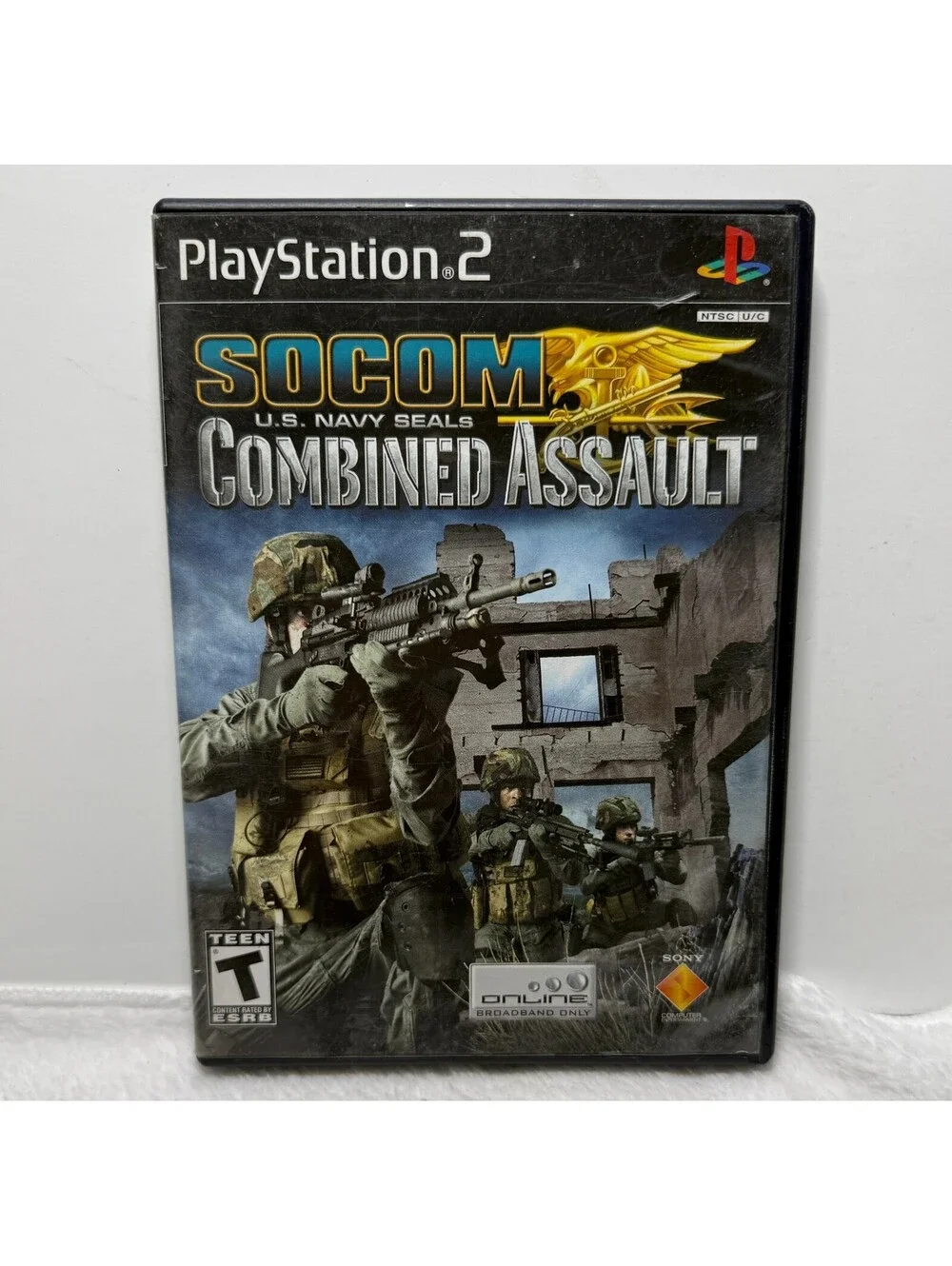 SOCOM U.S. Navy SEALs Combined Assault PS2 Complete CIB PlayStation 2