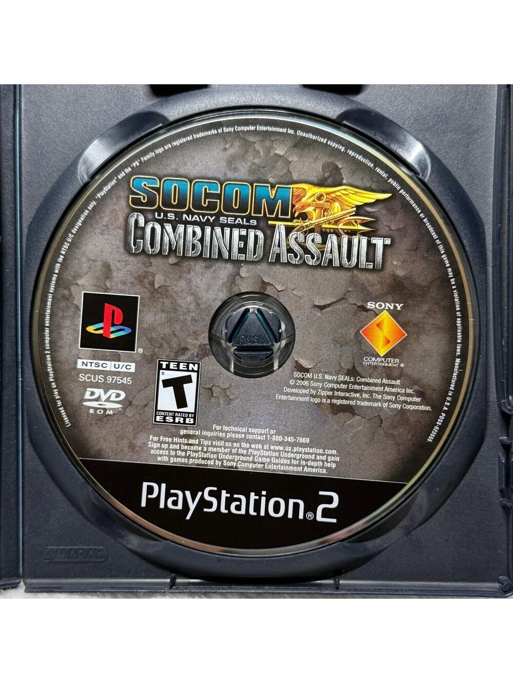 SOCOM U.S. Navy SEALs Combined Assault PS2 Complete CIB PlayStation 2