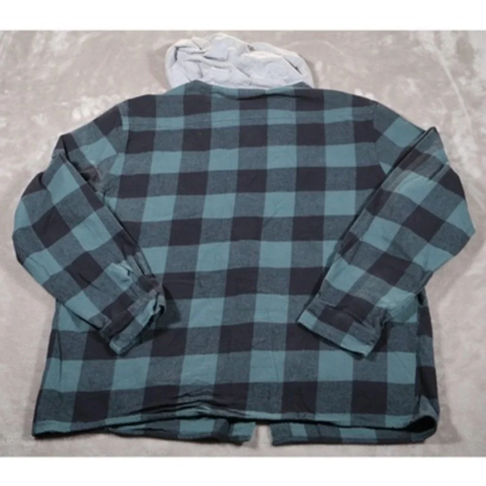 Neff hooded flannel