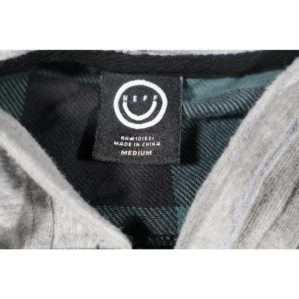 Neff hooded flannel