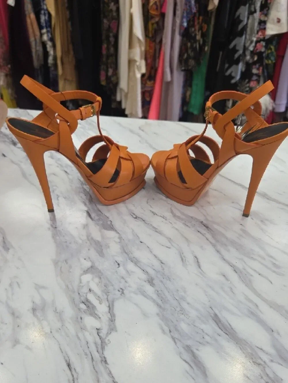 Yves Saint Laurent bold orange