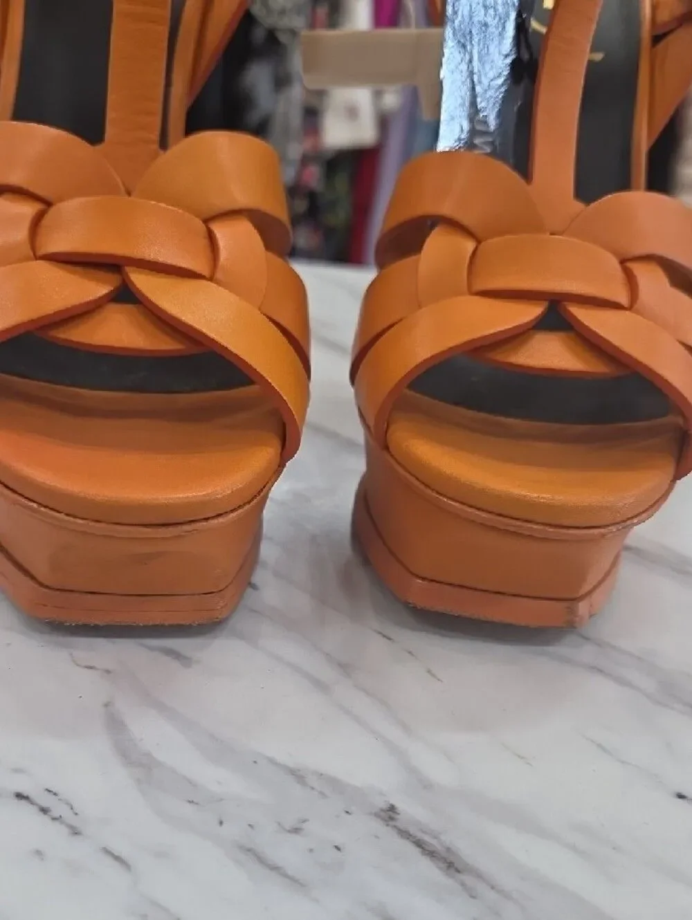 Yves Saint Laurent bold orange