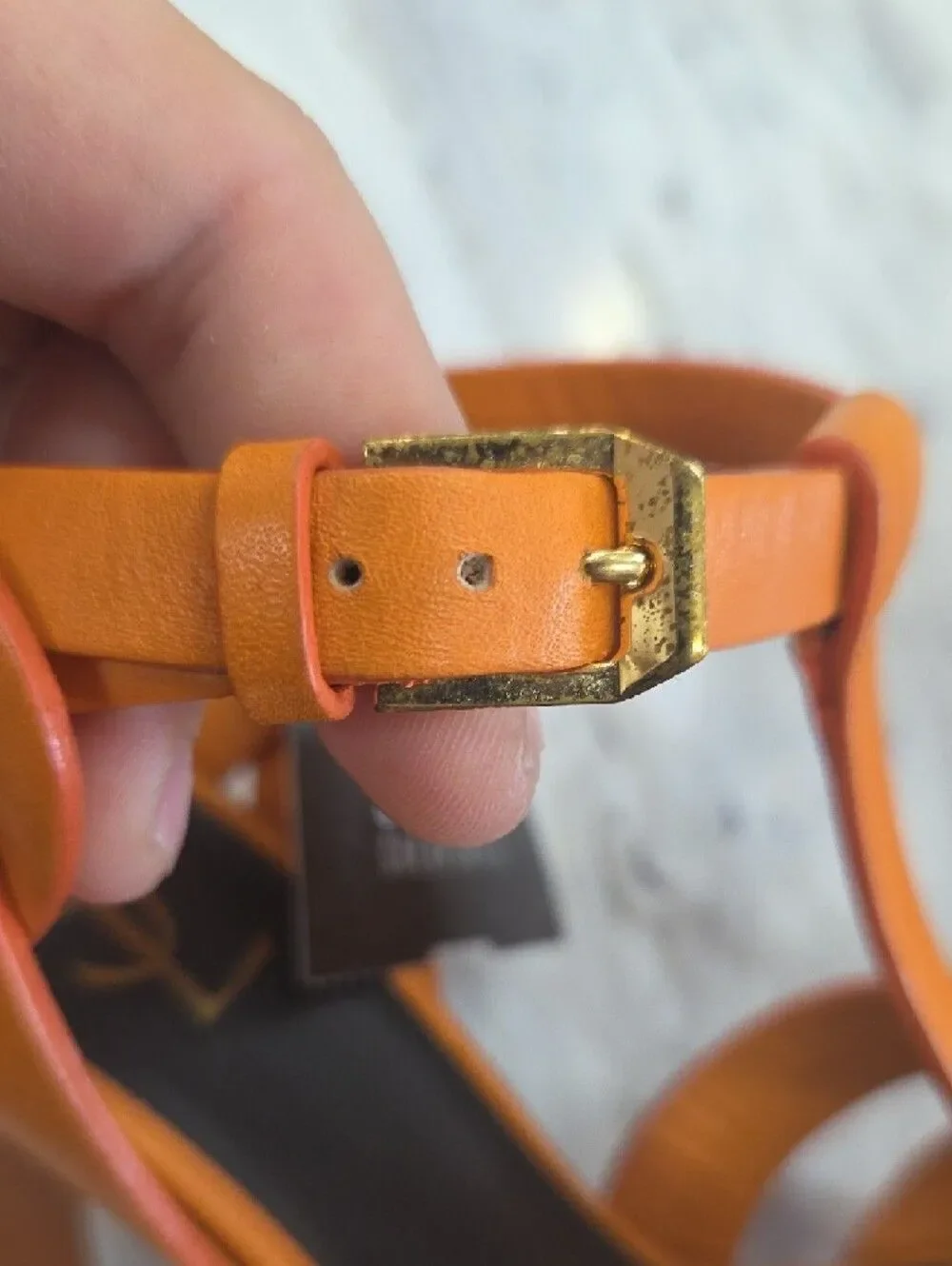 Yves Saint Laurent bold orange