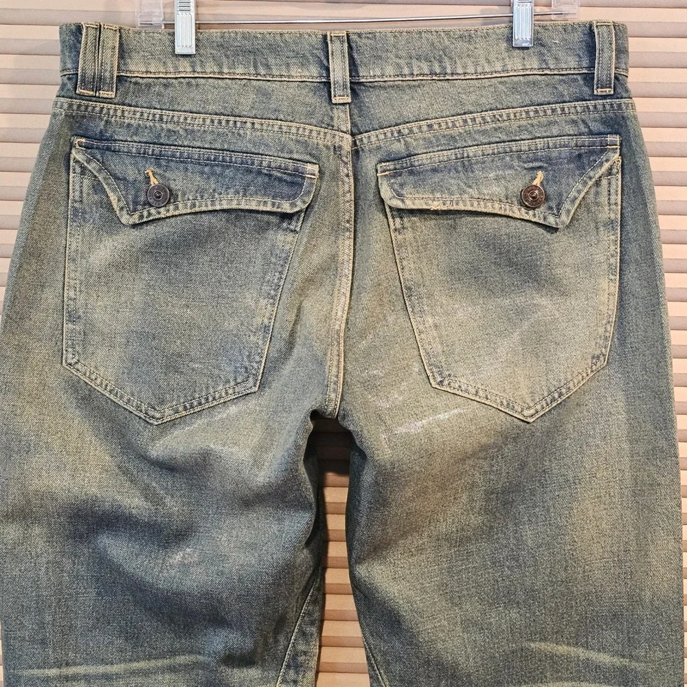 BDG Urban Outfitters 31x32 Vintage Wash Paneled Curved Leg‎ Jeans Flap Pocket