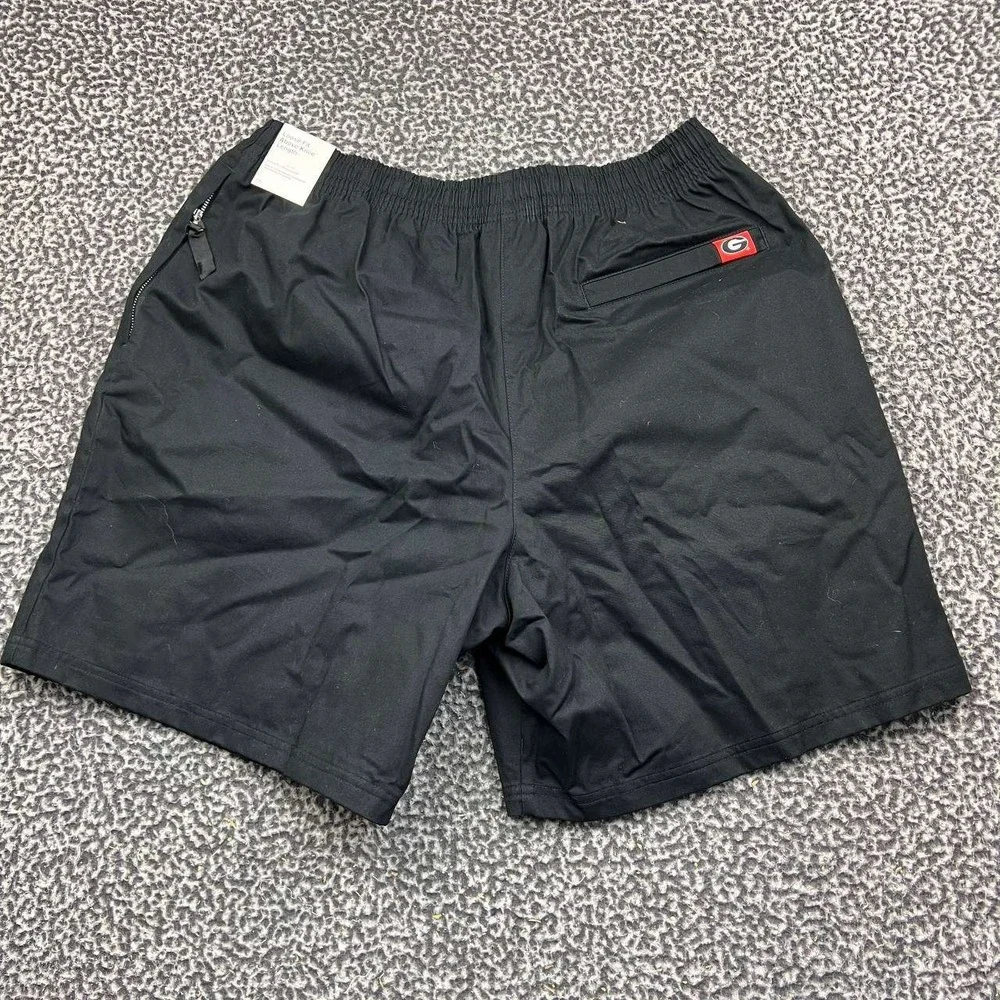 Nike Georgia Bulldogs Athletic Shorts Men Large Black Cotton New L