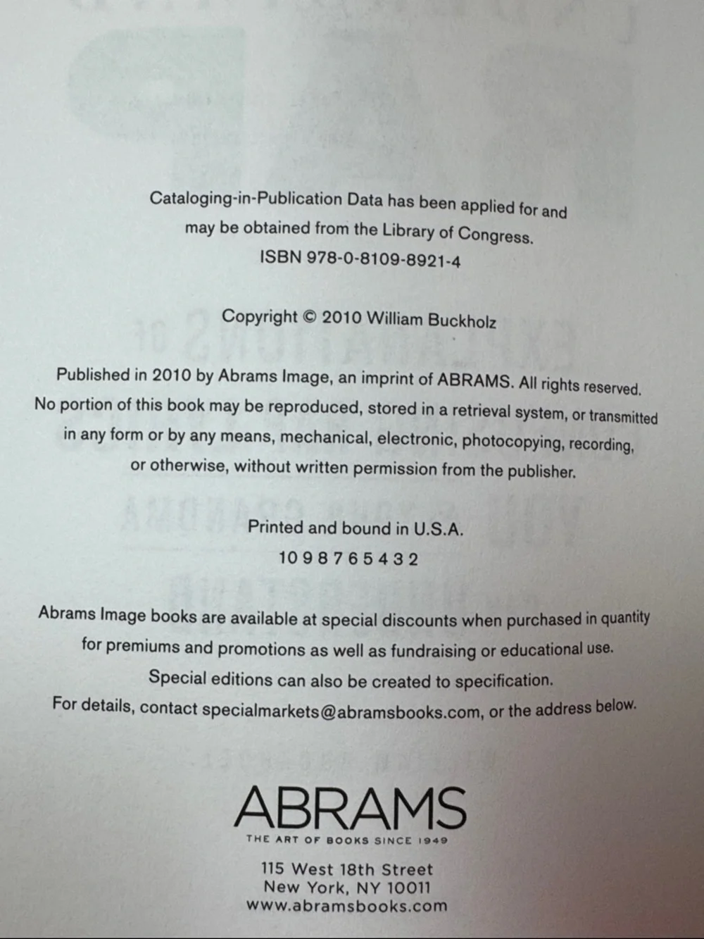 Abrams Image understand rap