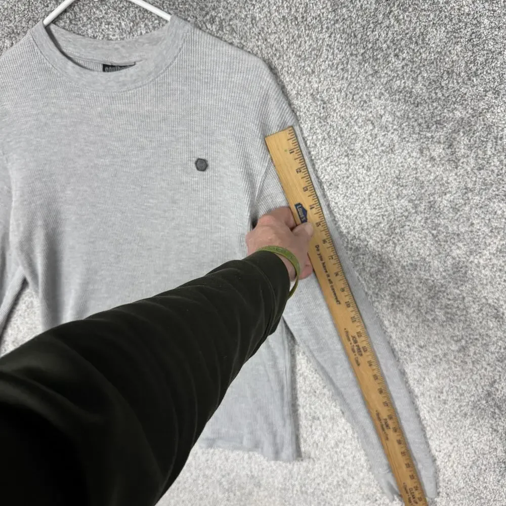 Vintage 90s Y2K Southpole Shirt T-Small Thermal Waffle Knit Streetwear Layering