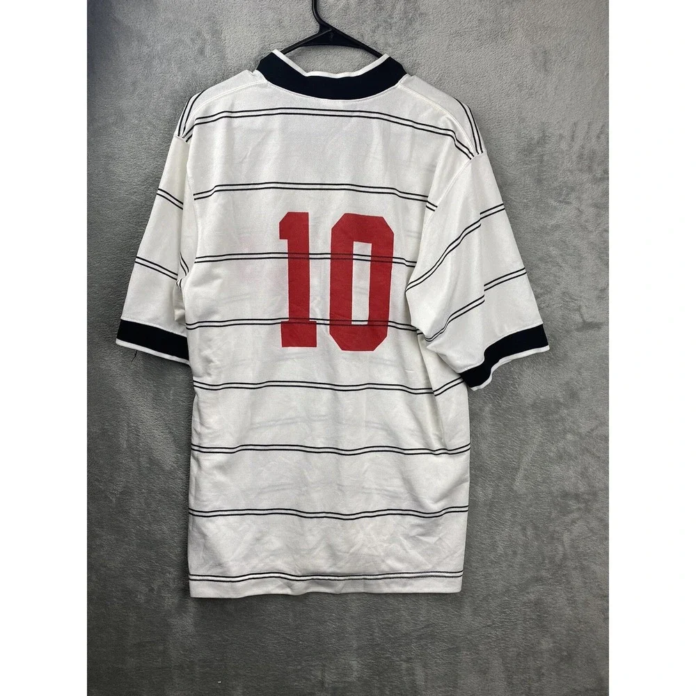 Nike Vintage Mens Medium Aquinas #10 White Jersey USA Made