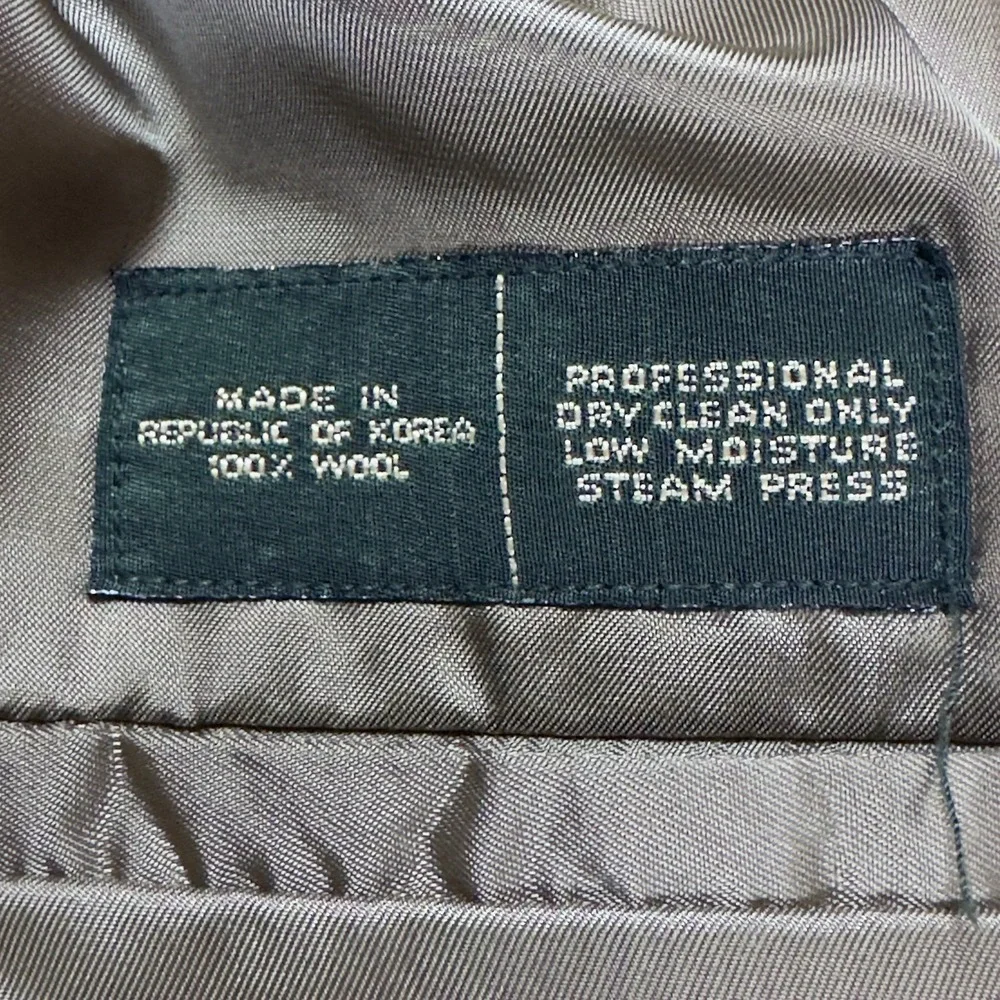Neil Martin for The Broadway Vintage 1990's 100% Wool Sport Coat‎ Gray 44L Gold