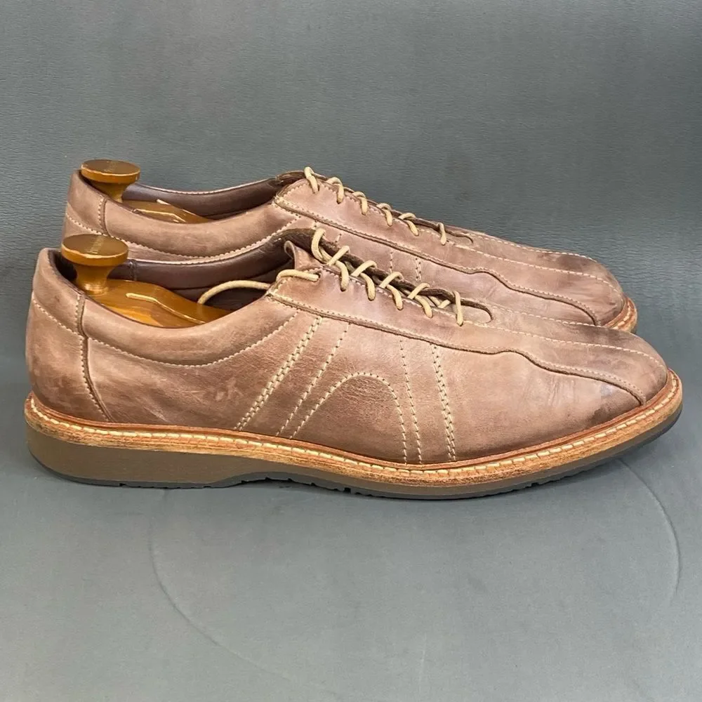 Allen Edmonds Men's Voyager Comfort Oxford beige brown shoes size 13