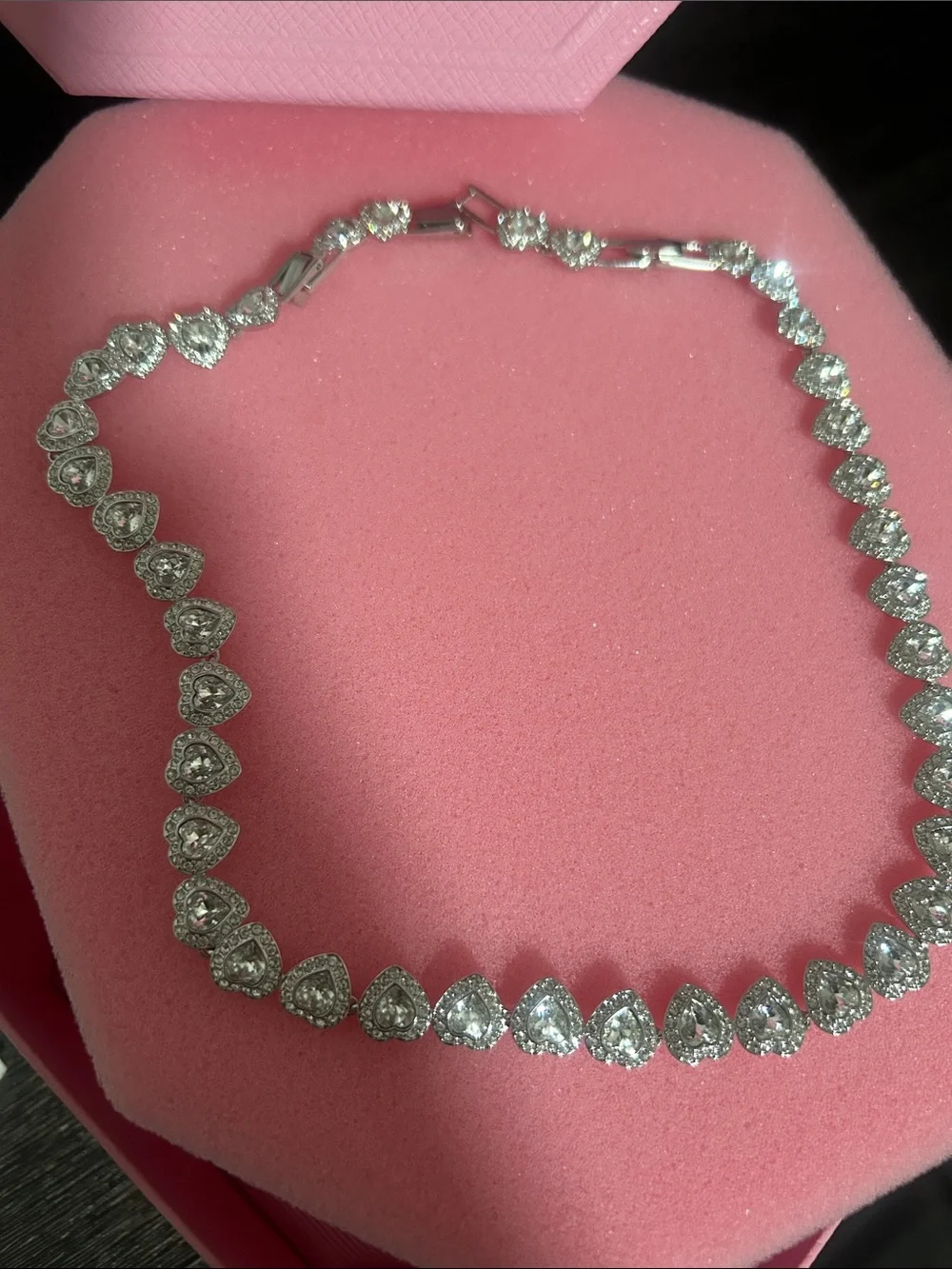 Swarovski sparkling heart