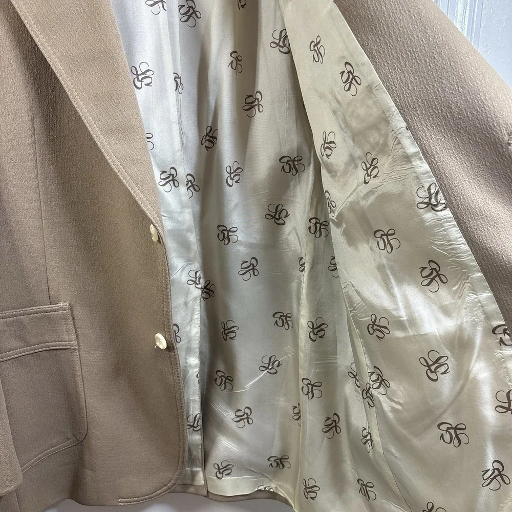 Levi's‎ Panatela Beige Sport Coat Blazer 44R Vintage 90s 22