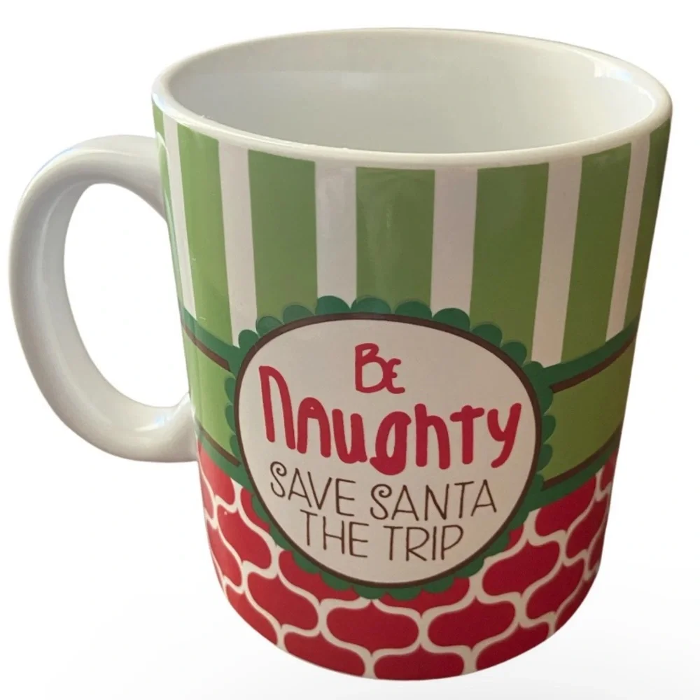 Be Naughty Large Christmas Mug‎