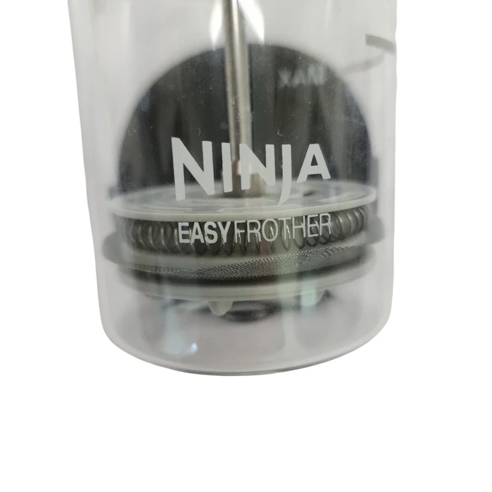 Ninja‎ Easy Frother Manual Milk Frother Glass Carafe Black Lid and Base A132