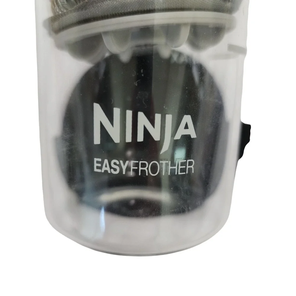 Ninja‎ Easy Frother Manual Milk Frother Glass Carafe Black Lid and Base A132