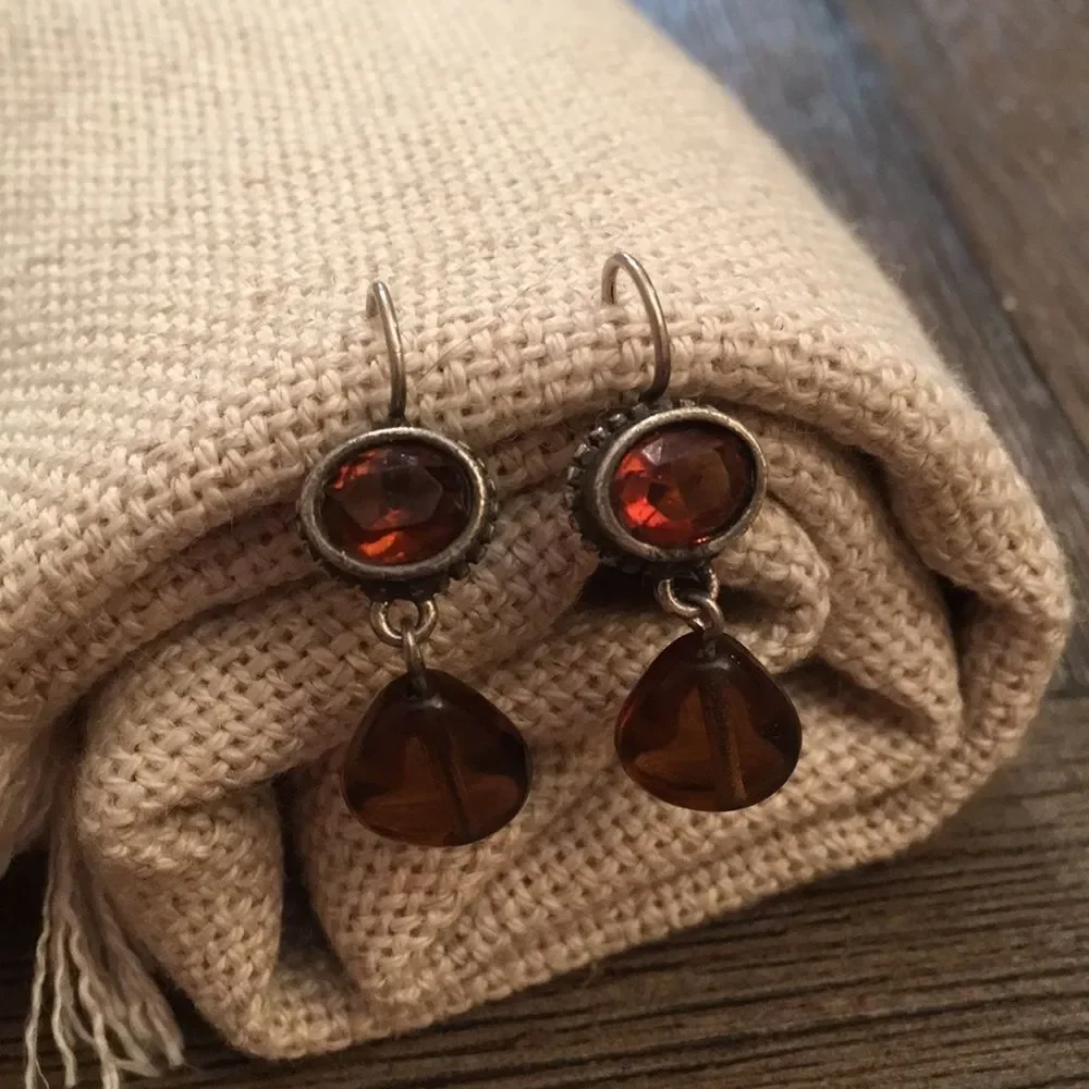 925 Sterling Silver dangling earrings