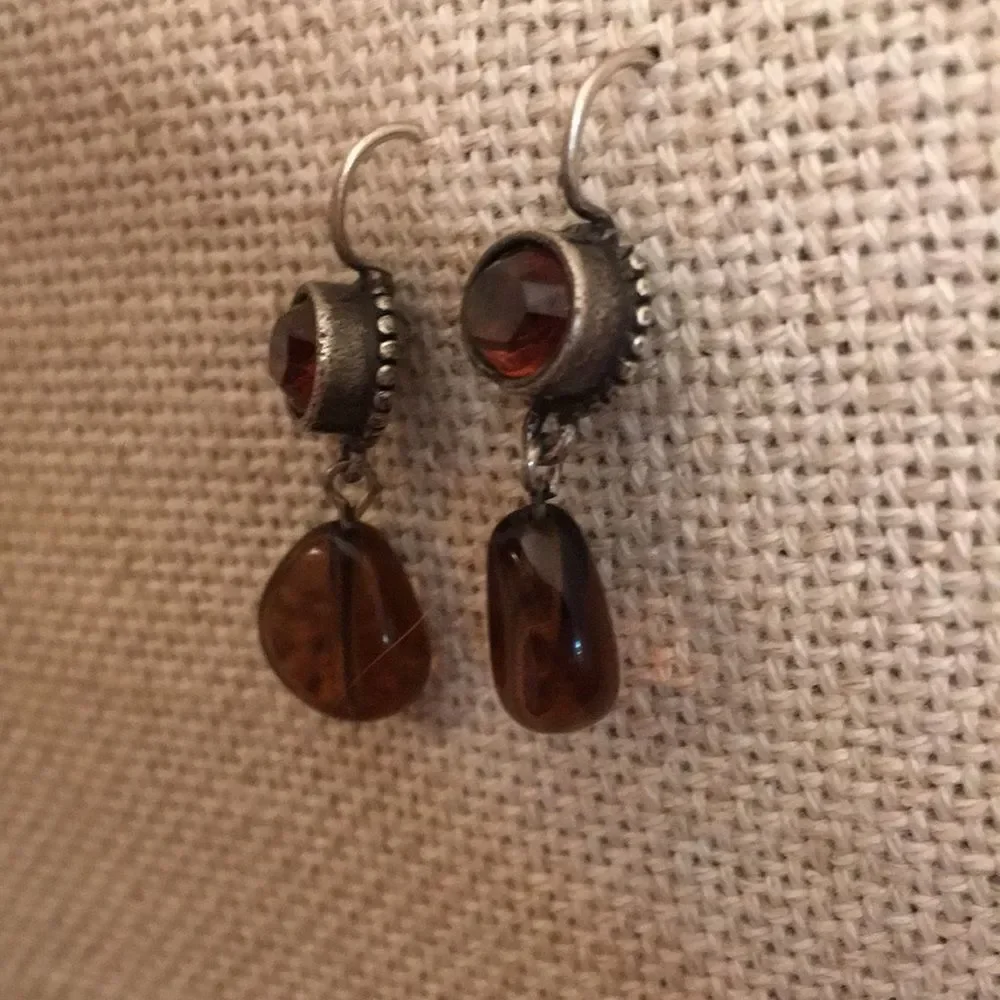 925 Sterling Silver dangling earrings