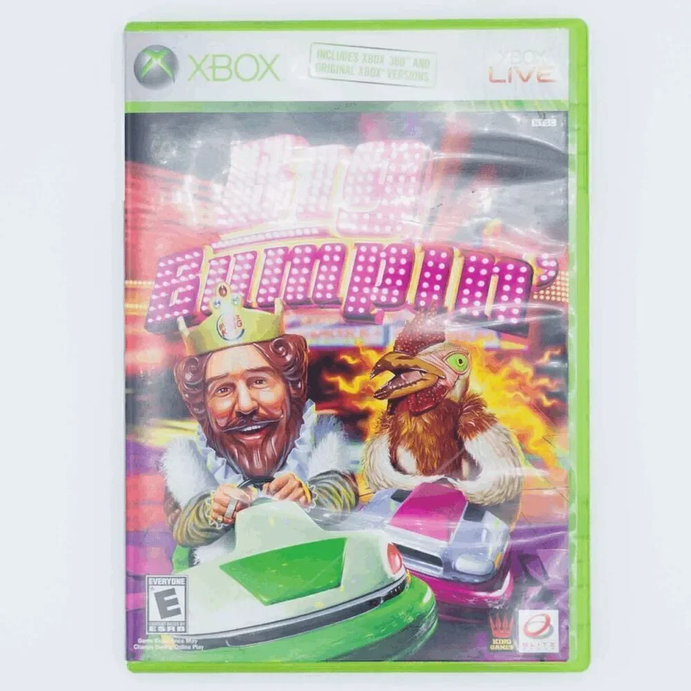 Xbox Big Bumpin and Sneak King Burger King Games