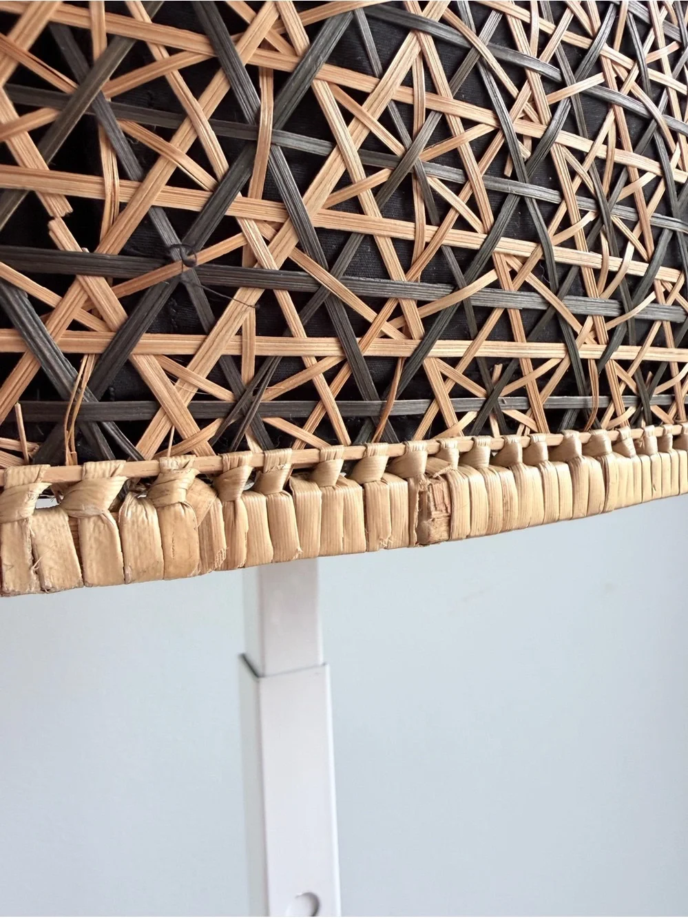 The Sak Woven Rattan Basket Drawstring Tote Purse