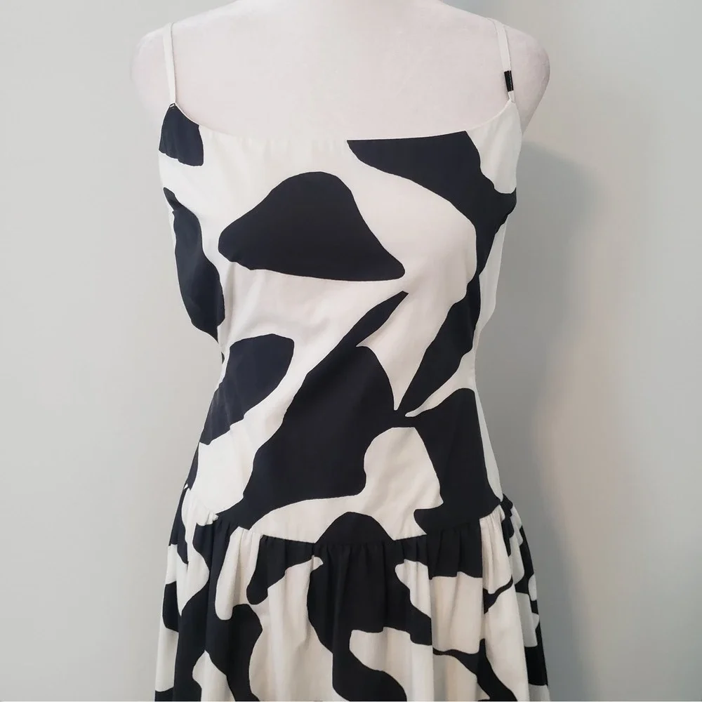 Abercrombie &‎ Fitch Womens Maxi Statement Dress LG PET Euro Summer Coastal Chic