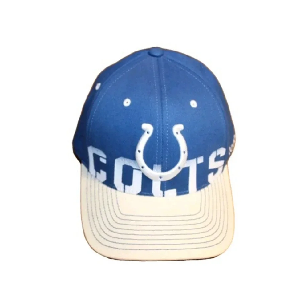 NFL Football Indianapolis Colts Baseball‎ Stretch Hat Cap L/XL Reebok FlexFit