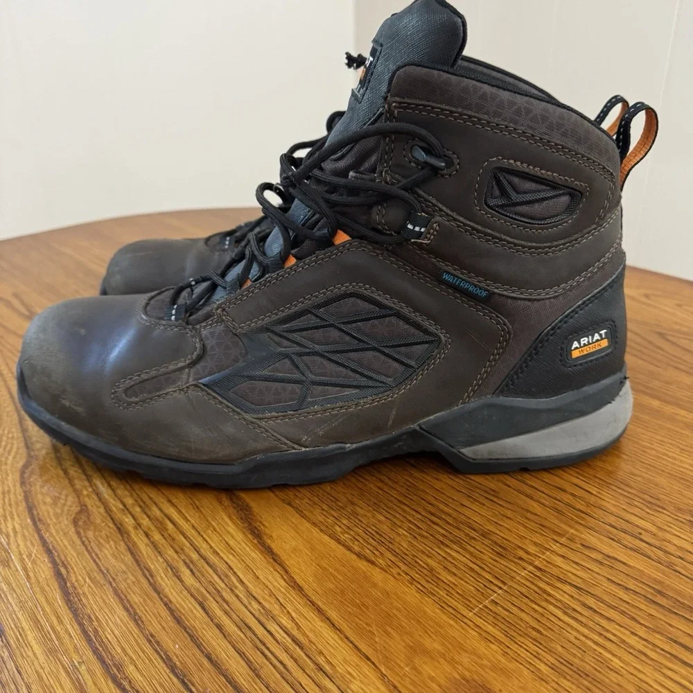 Ariat Rebar‎ Flex 6 H2O Composite Toe Lace-up Work Boots 10021498 Size 14 D