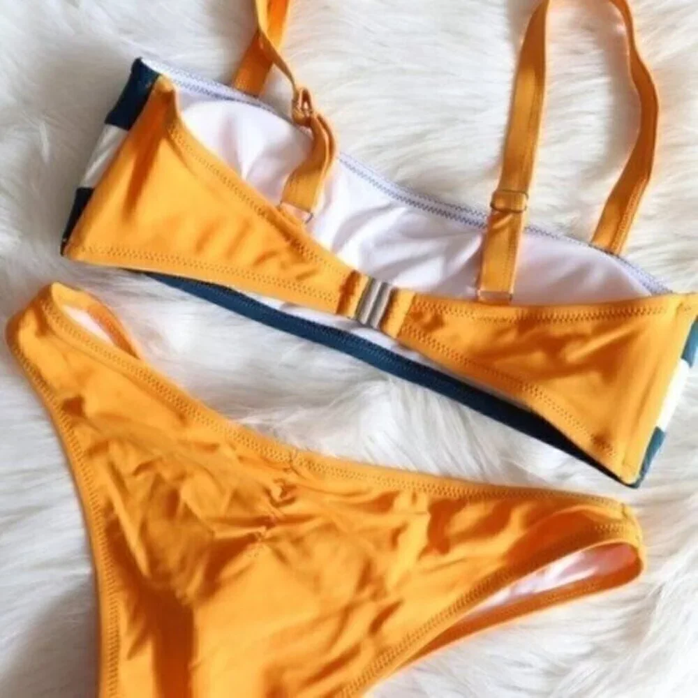 Cupshe yellow blue