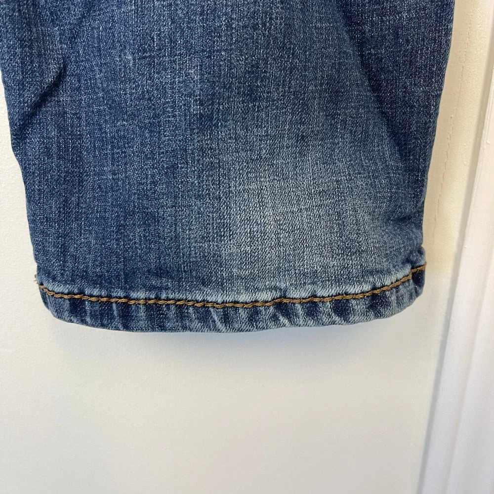 Wrangler Retro Slim‎ Straight Jeans Mens 36x35 Medium Wash Blue Jeans 10WLT88BZ