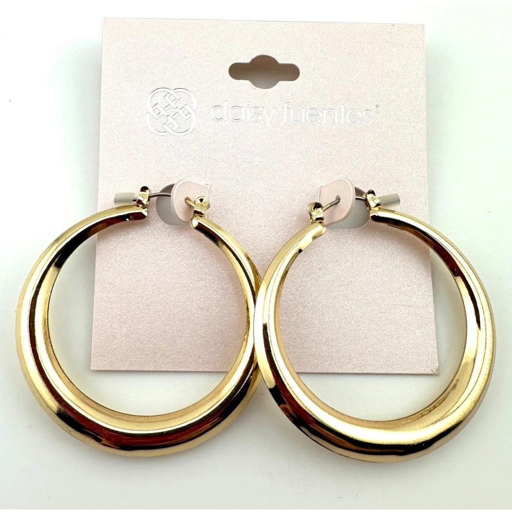 DAISY FUENTES Hoop Earrings 2