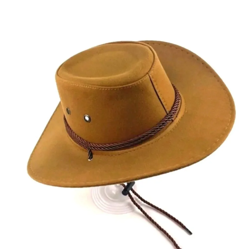Womens Vintage camel western hat