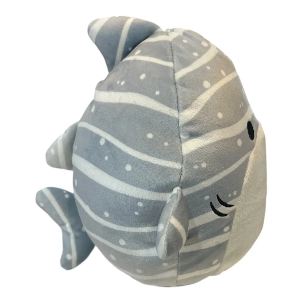 Squishmallow 7.5 Sachie Whale Shark‎ Plush Gray Ombre Sea Creature NWT