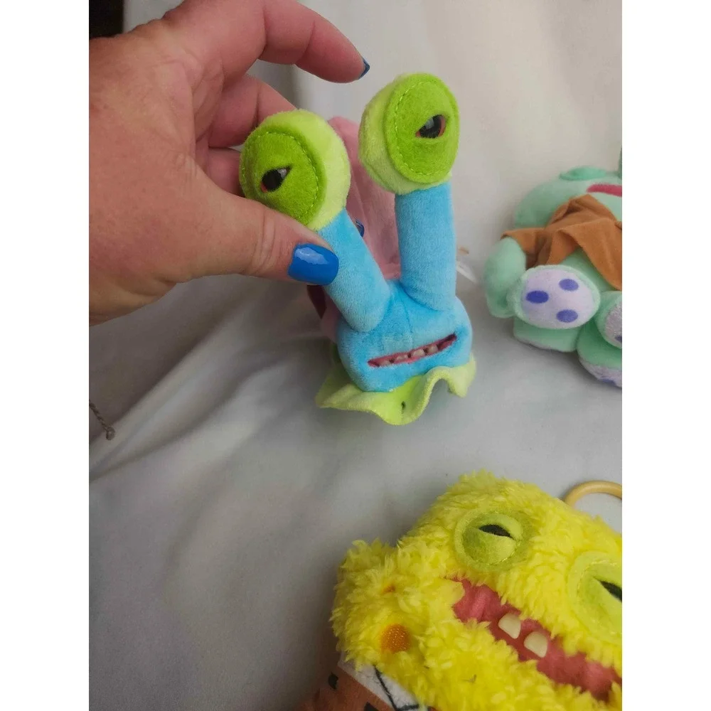 Zuru Fuggler x SpongeBob SquarePants Plush Keyring Lot 5 SpongeBob Patrick Gary