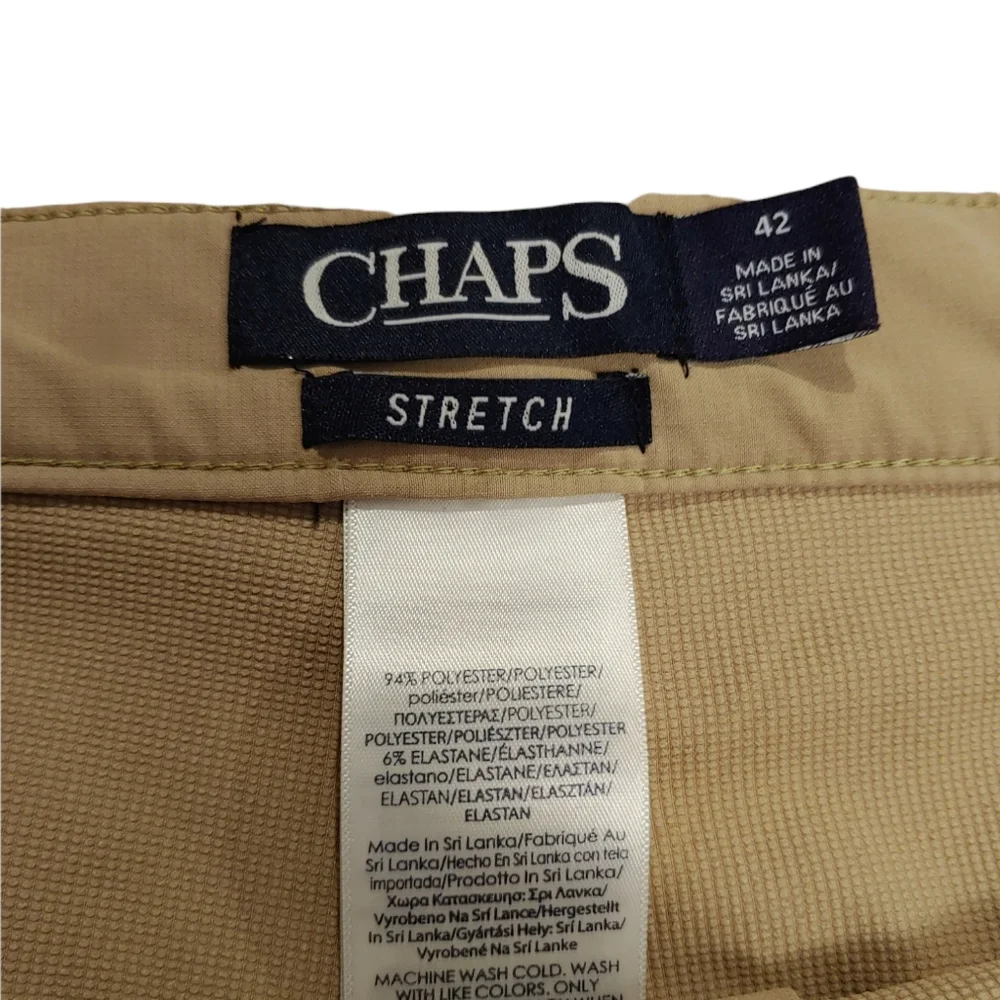 Chaps Stretch Tan Shorts Size 42