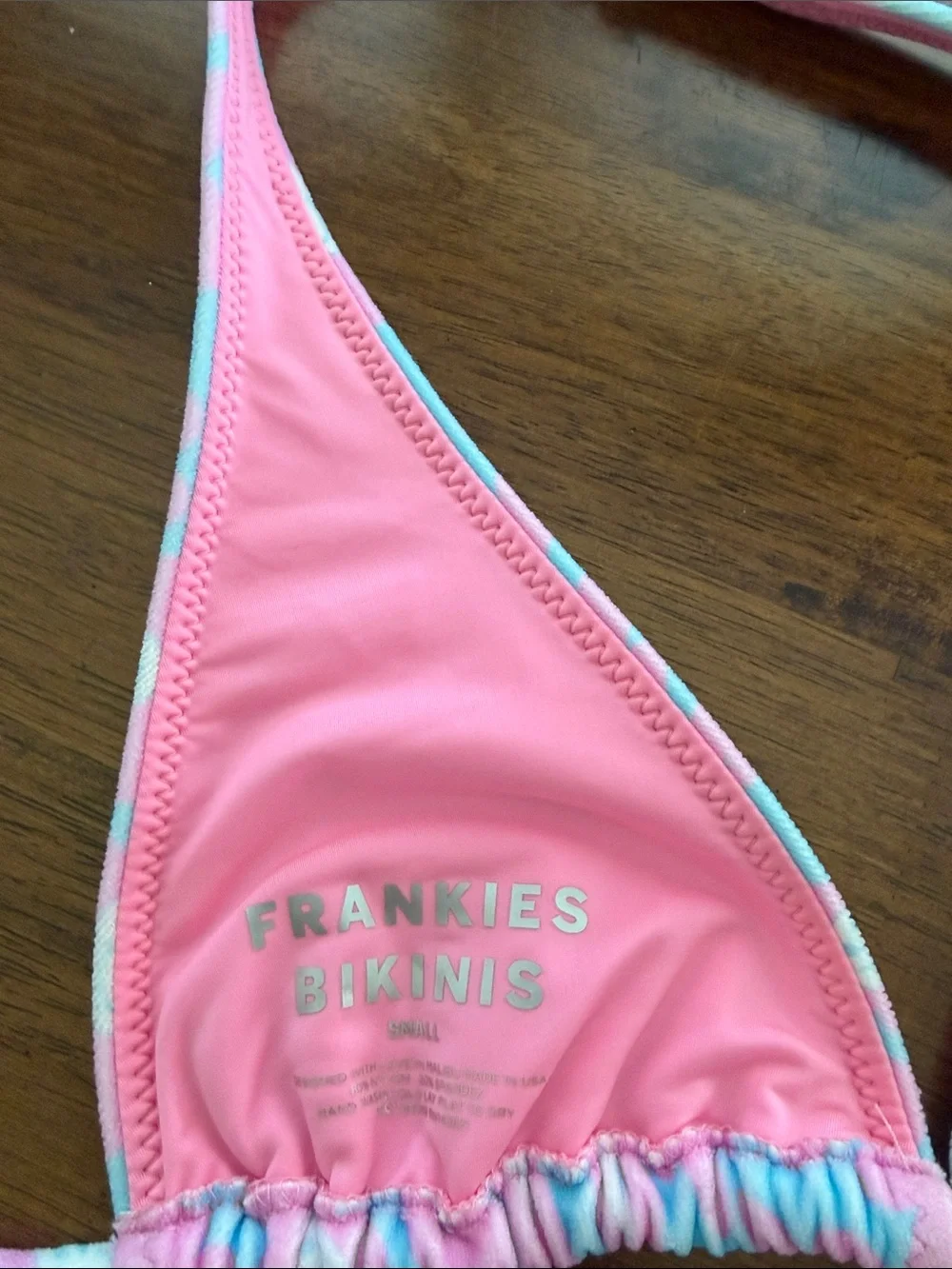 Frankies Bikinis cream bottoms playful