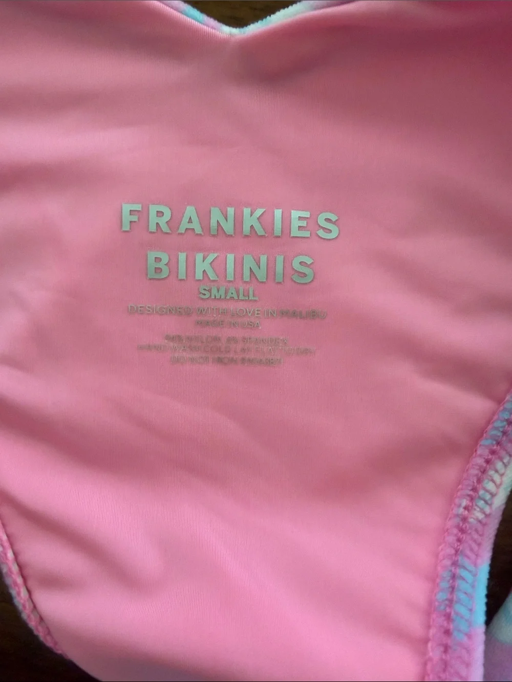 Frankies Bikinis triangle accents