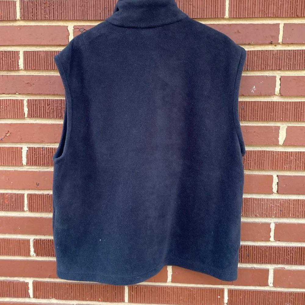 COLUMBIA Sportswear Company Men's Black Fleece Full Zip Vest Size Large‎