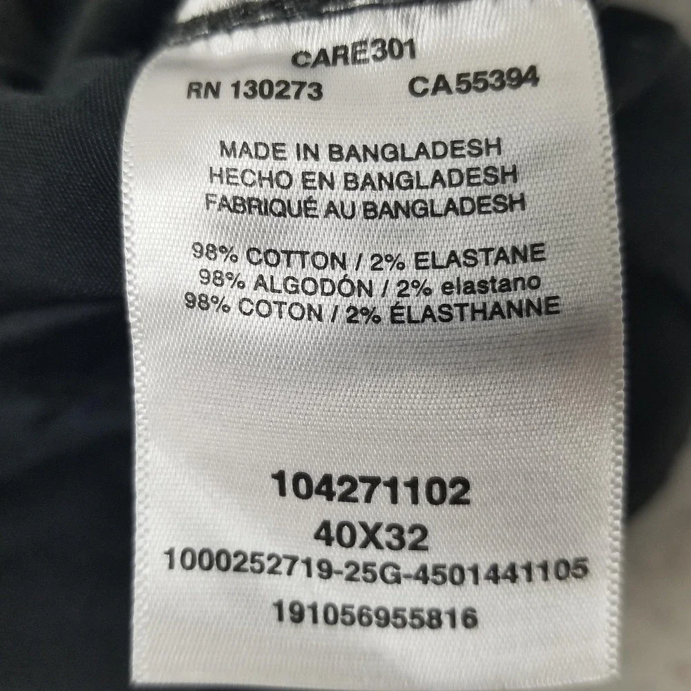 Lee Pants Mens 40x32 Gray Extreme Motion Straight Chino Cargo Stretch Casual