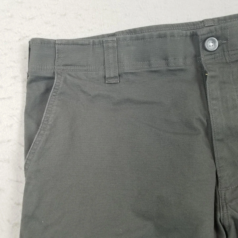 Lee Pants Mens 40x32 Gray Extreme Motion Straight Chino Cargo Stretch Casual